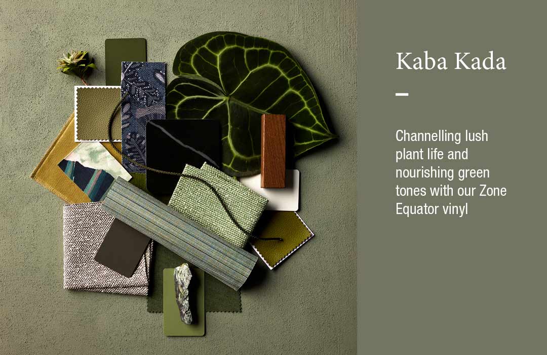 Kaba Kada: Channelling lush plant life and nourishing green tones with our Zone Equator vinyl