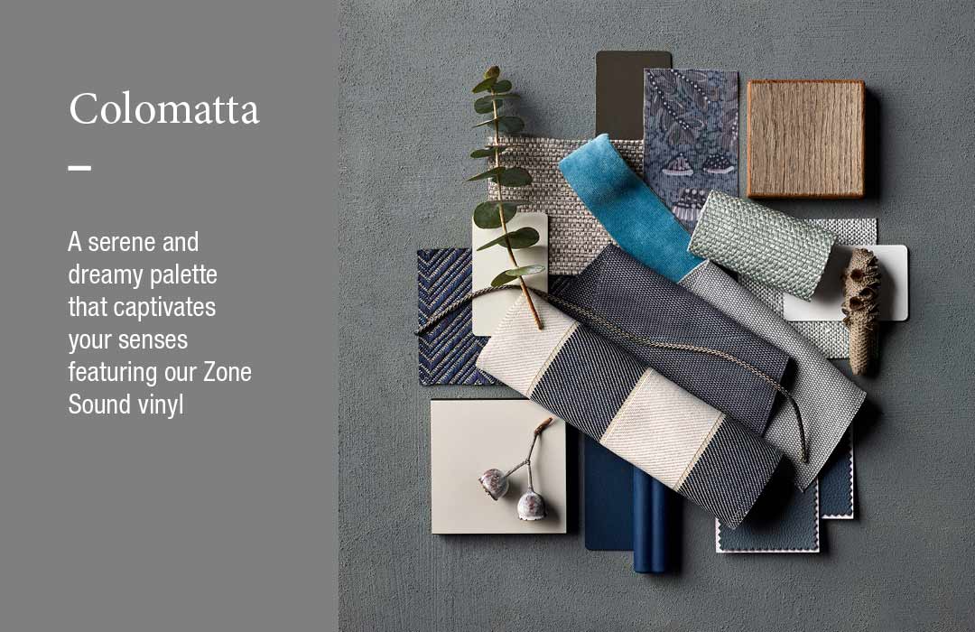 Colomatta: A serene and dreamy palette that captivates your senses featuring our Zone Sound vinyl